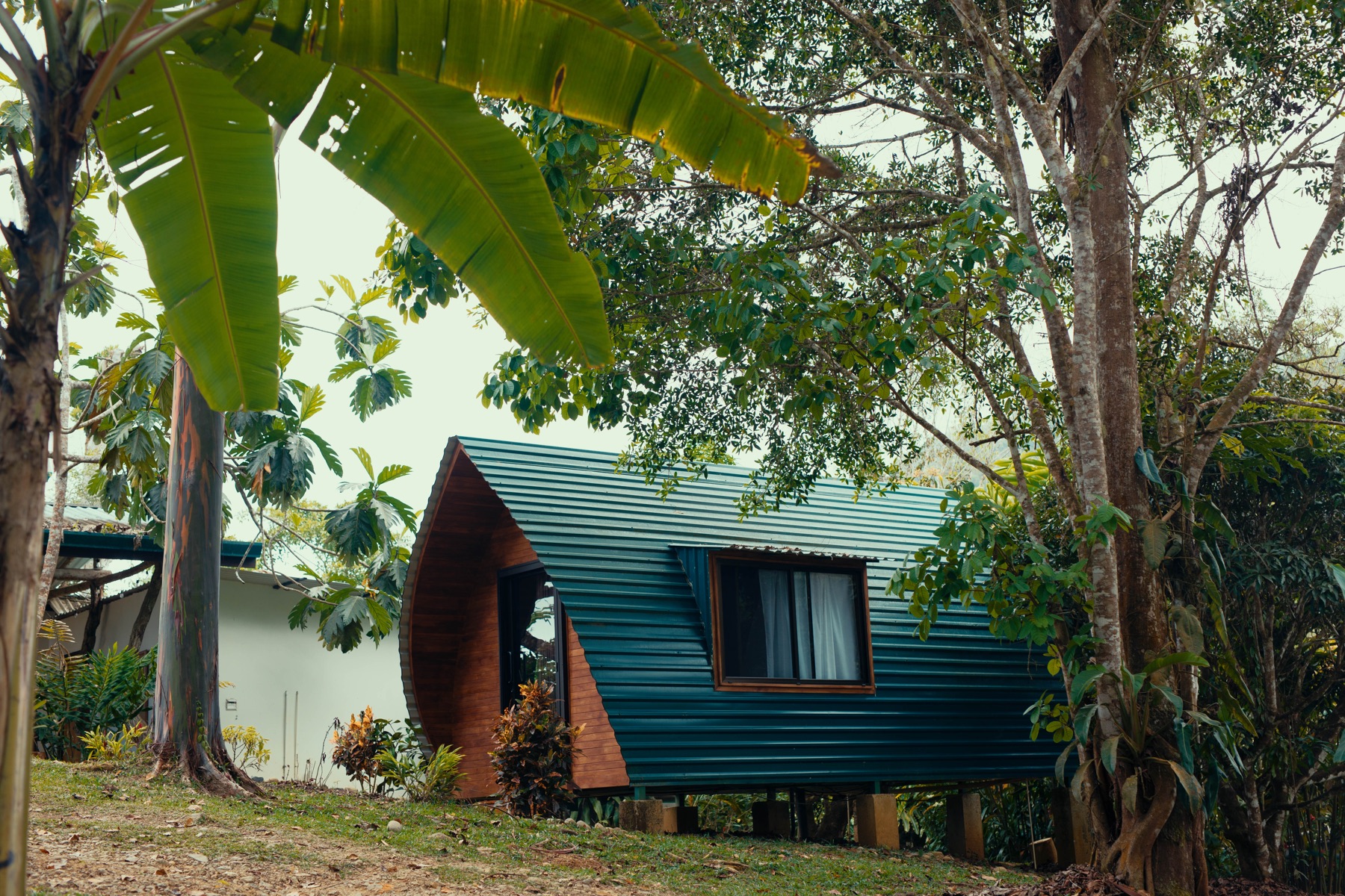 The Jungle Pod accommodation and retreat space at Metamorfinca near Uvita, Costa Rica — view 2