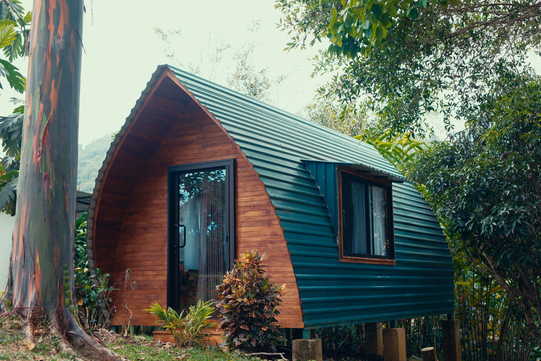 The Jungle Pod accommodation and retreat space at Metamorfinca near Uvita, Costa Rica — view 3